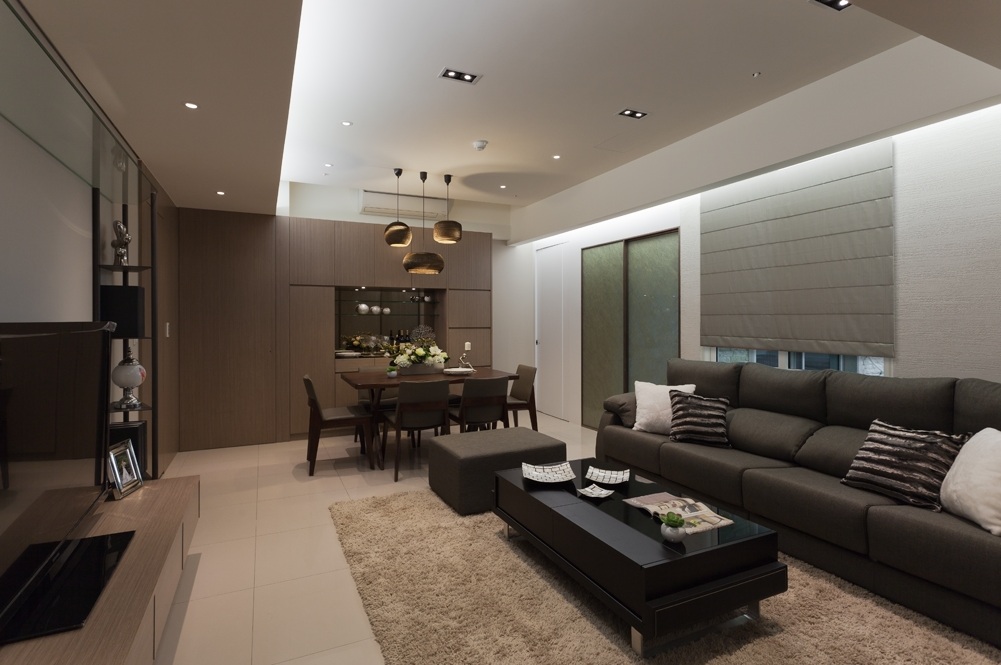 55平现代简约一居室室内设计装潢图