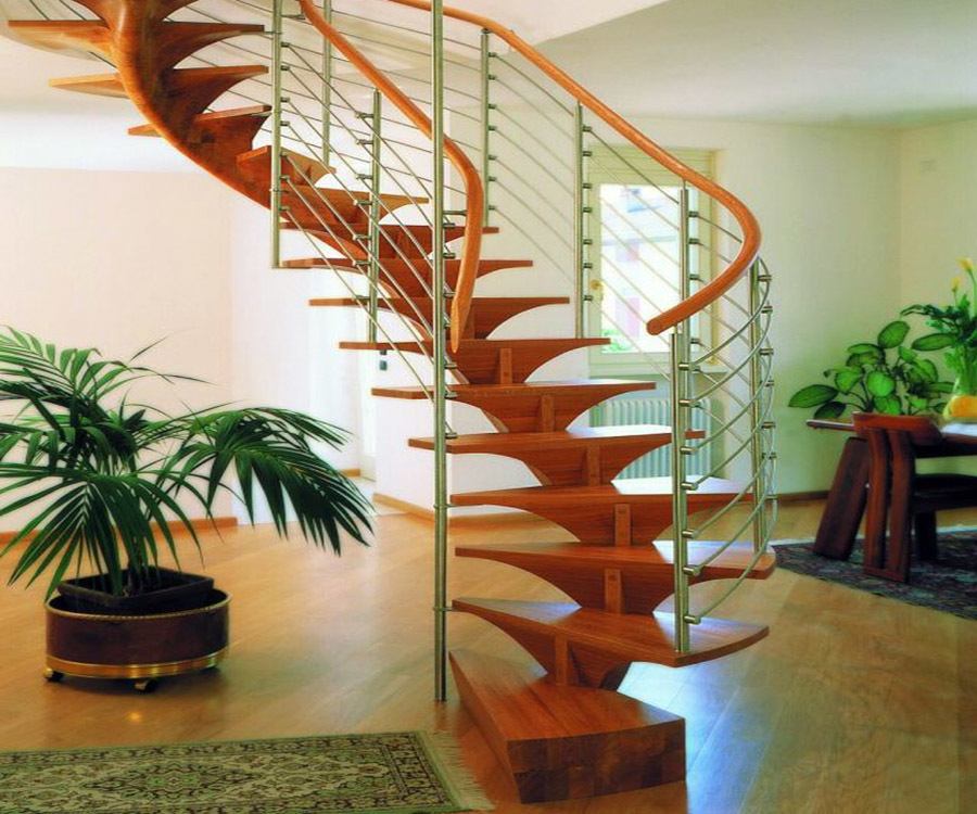 现代创意旋转楼梯装修设计图
